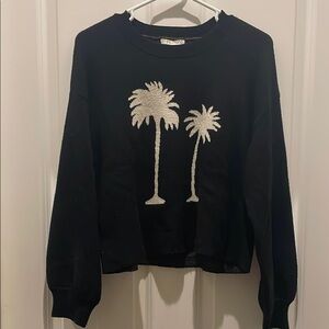 Z SUPPLY IN THE PALM SWEATER SIZE SMALL
